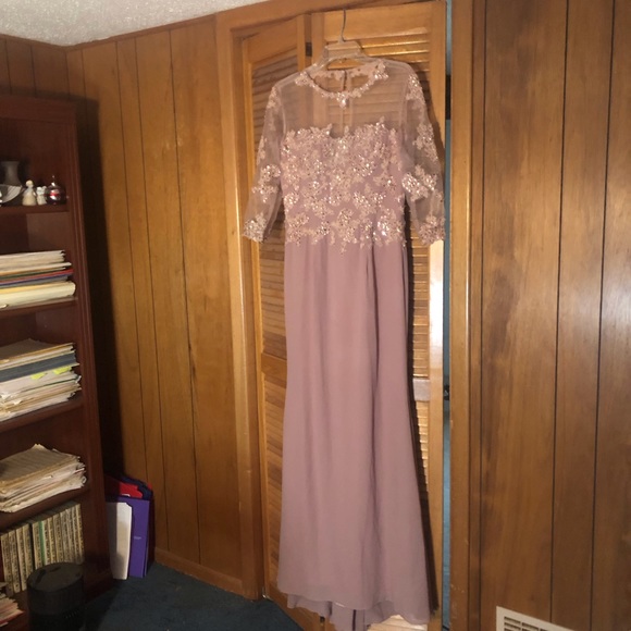 Cameron Blake mink pink MOB gown - Picture 2 of 6